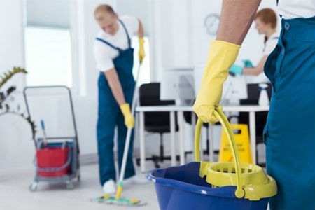 La limpieza en una empresa