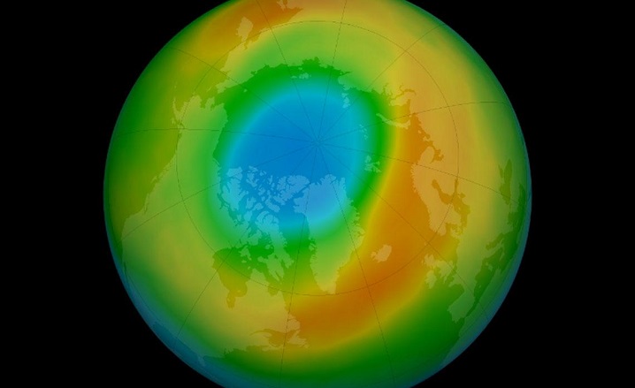 agujero en la capa de ozono