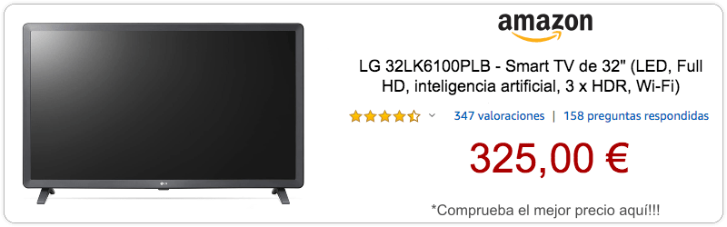 SmartTV LG 32LK6100PLB